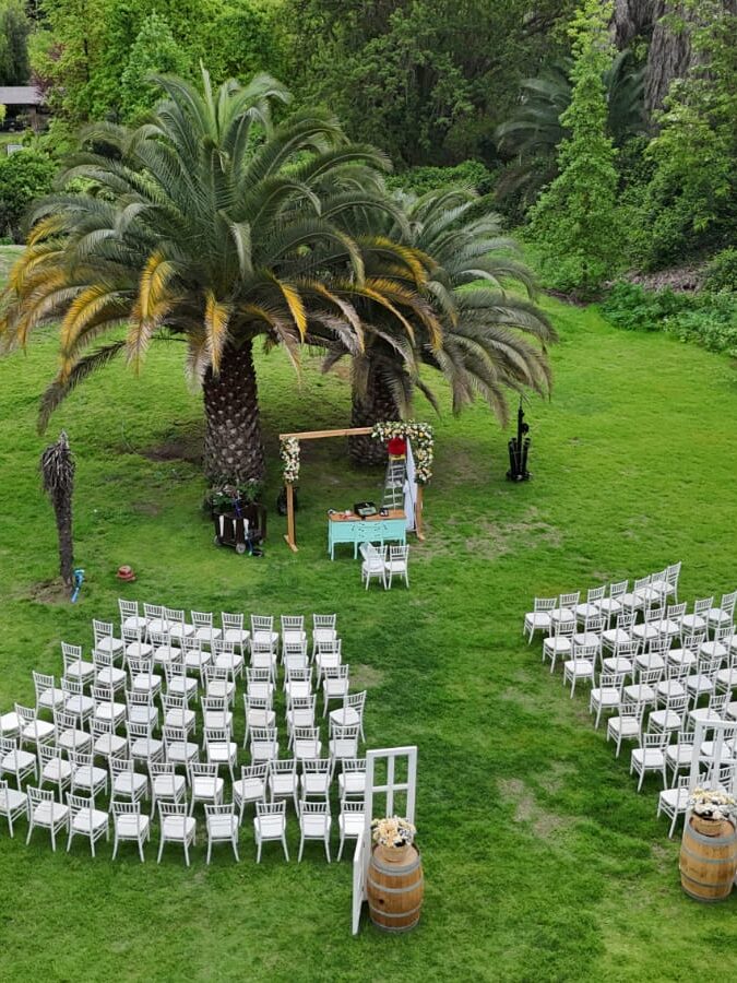 Una ceremonia al aire libre